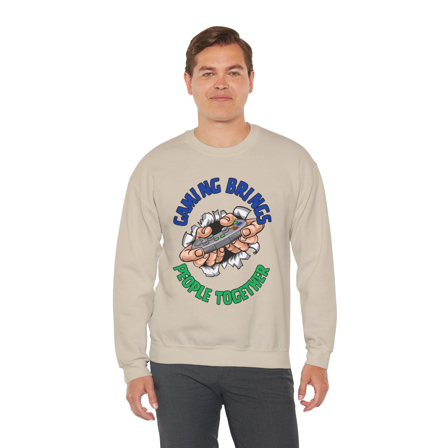 Gaming Brings People- Men's Sweatshirt