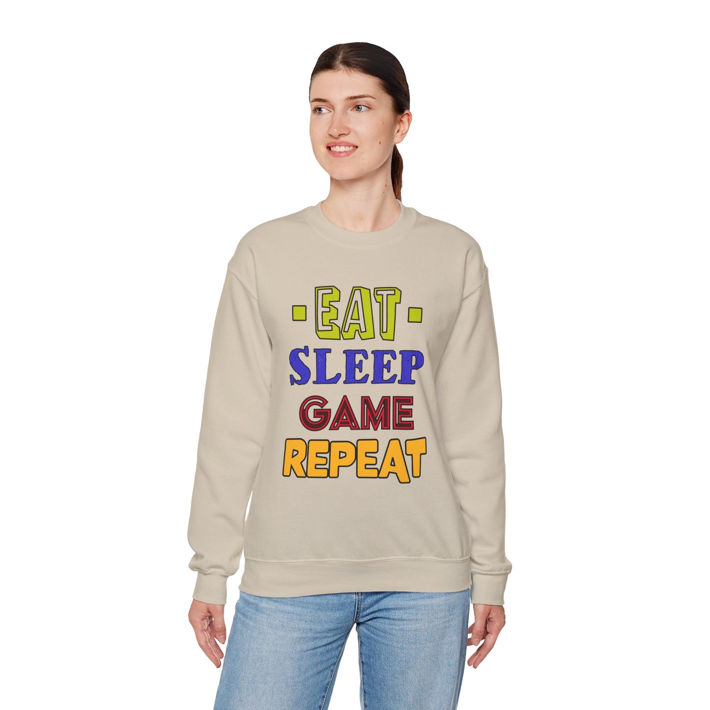 Eat Sleep Game Repeat- Women's  Sweatshirt