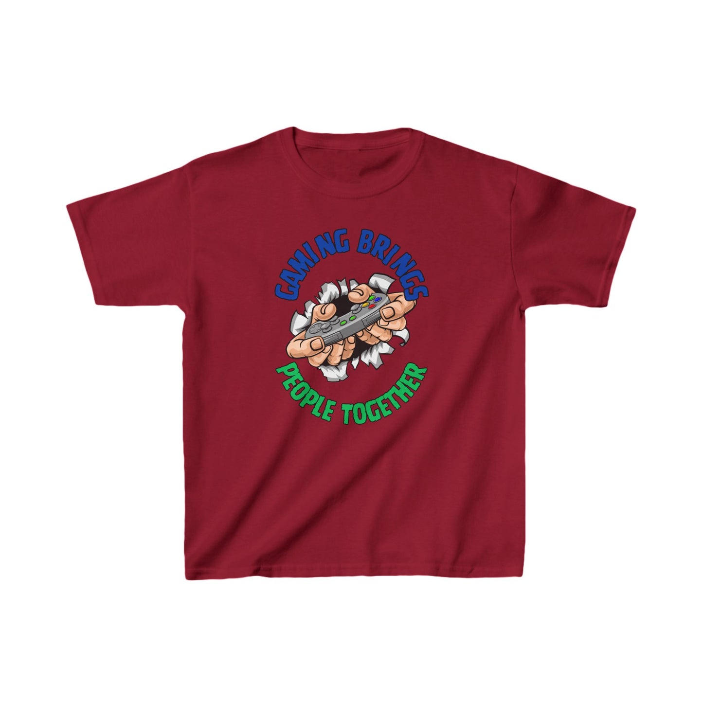 Gaming Brings People Together- Kids Heavy Cotton™ Tee