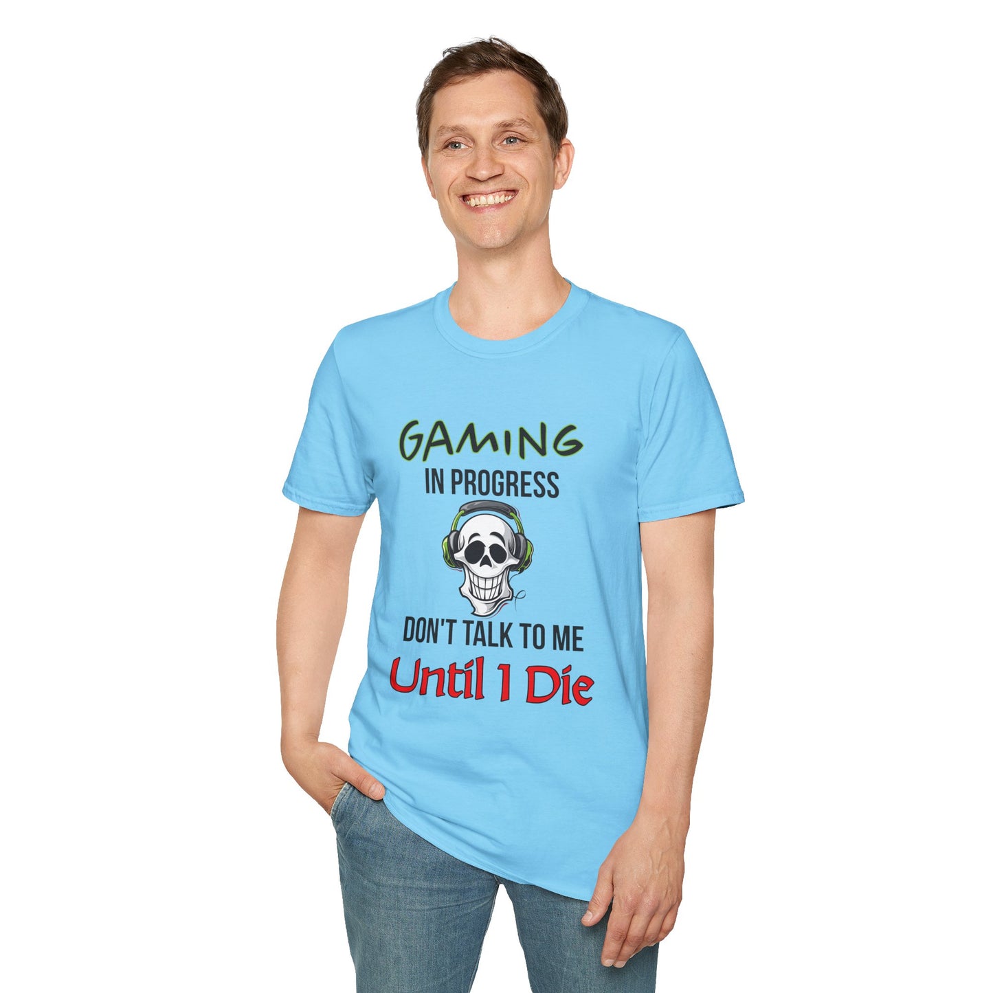 Gaming In Progress- Men's Softstyle T-Shirt