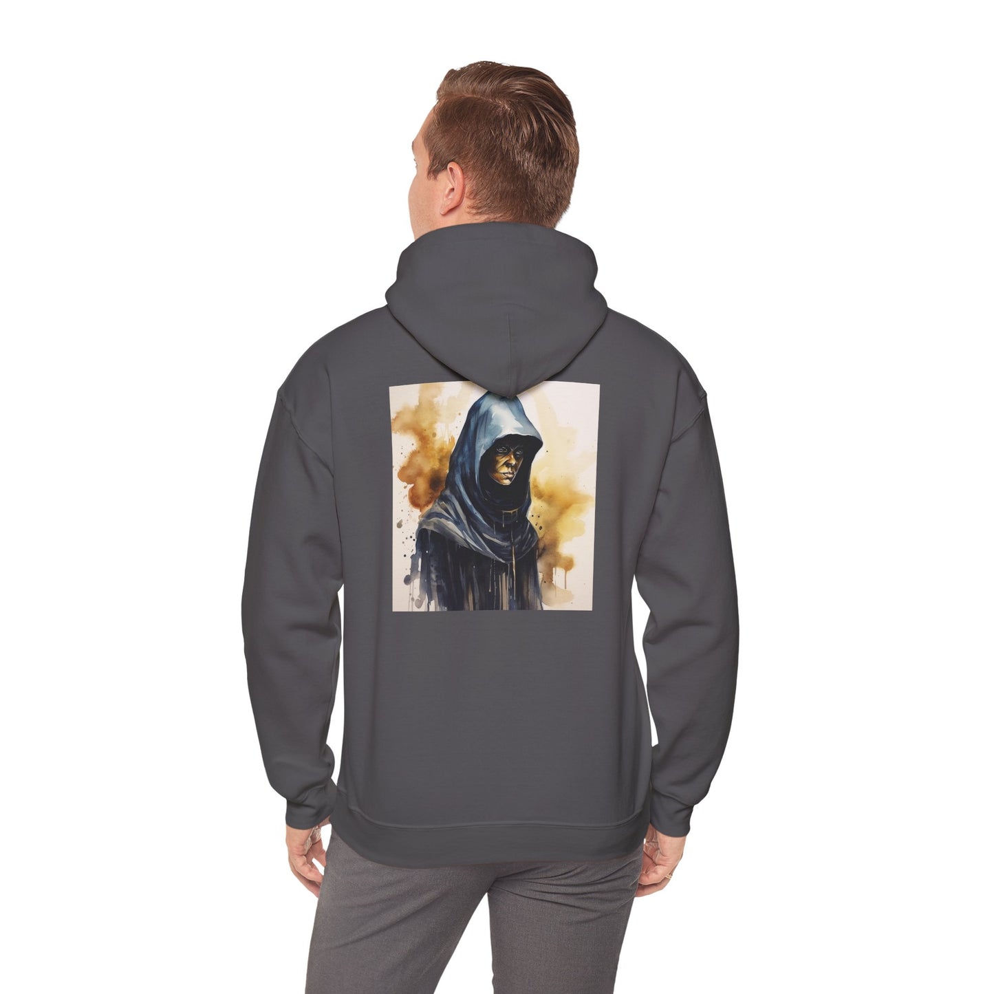 Hooded Figure- Men's Heavy Blend™ Hoodie