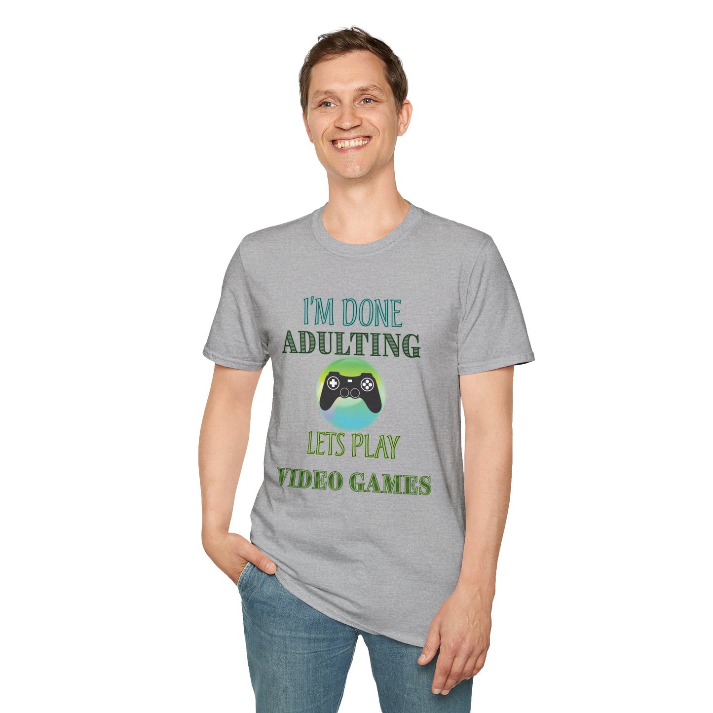 I'm Done Adulting- Men's Softstyle T-Shirt