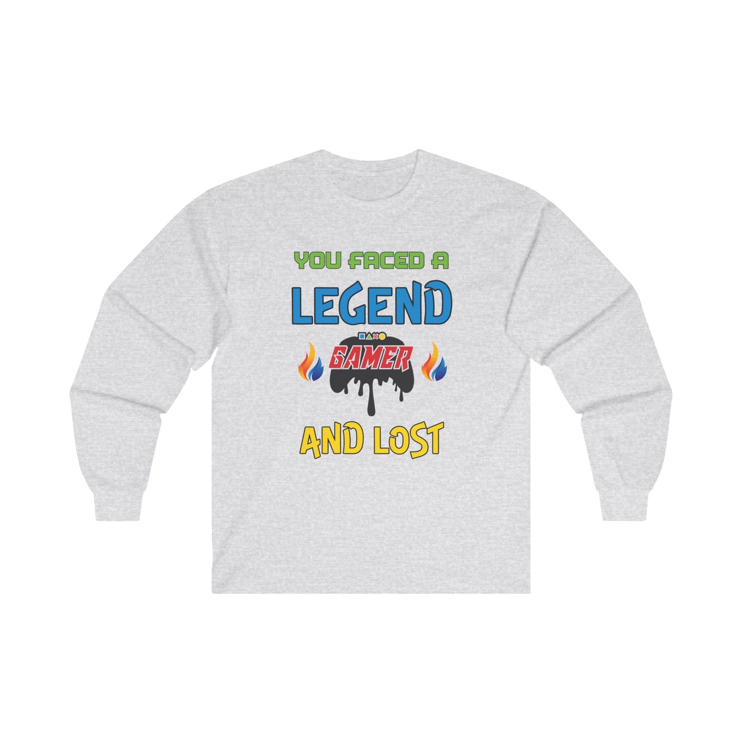 You Faced a Legend- Men's Long Sleeve Tee