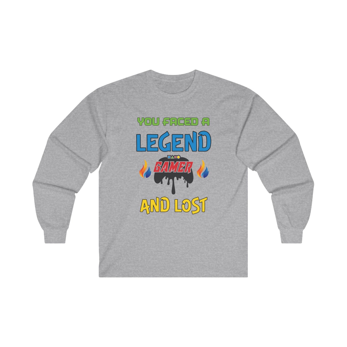 You Faced a Legend- Men's Long Sleeve Tee