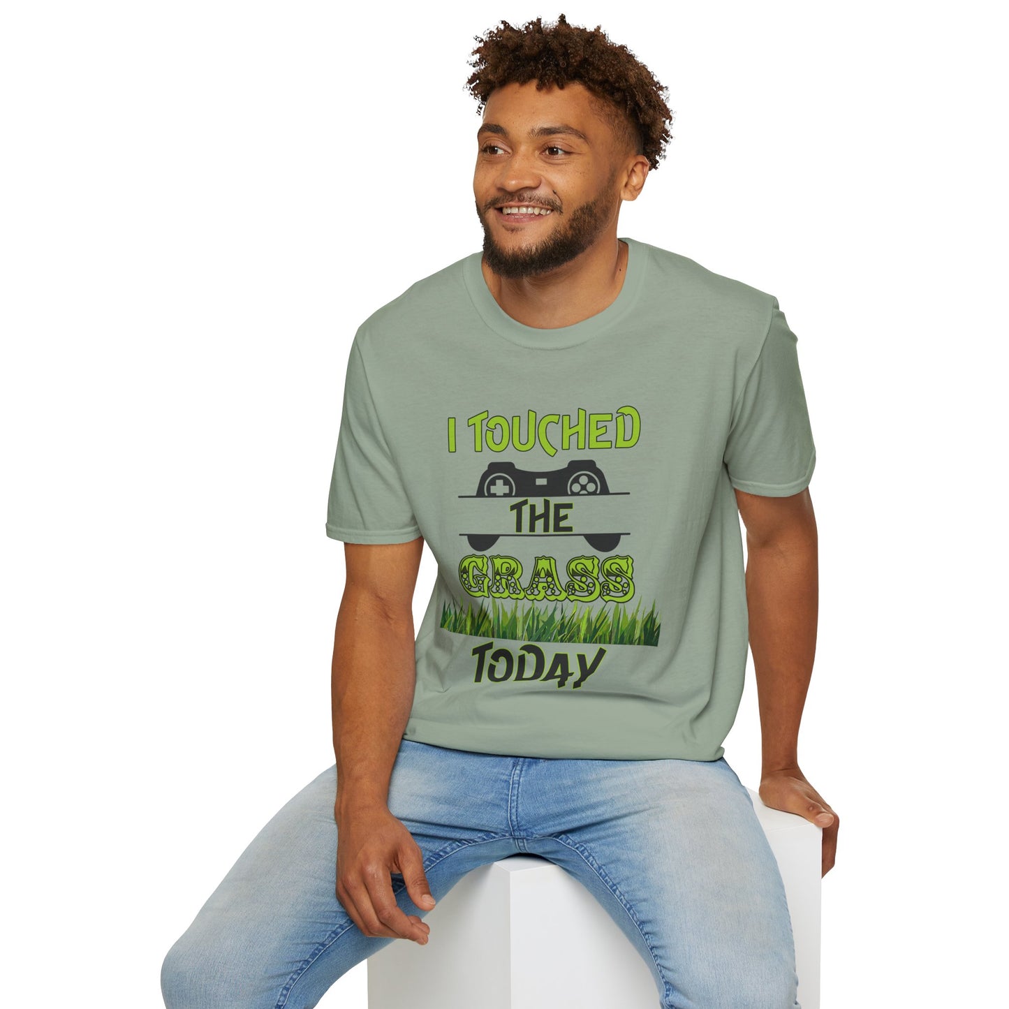 I Touched The Grass-  Men's Softstyle T-Shirt