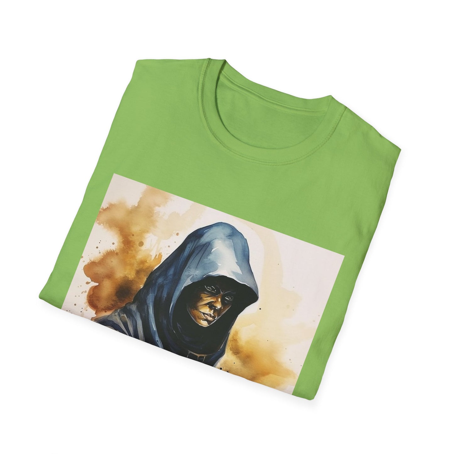 Hooded Figure- Men's Softstyle T-Shirt