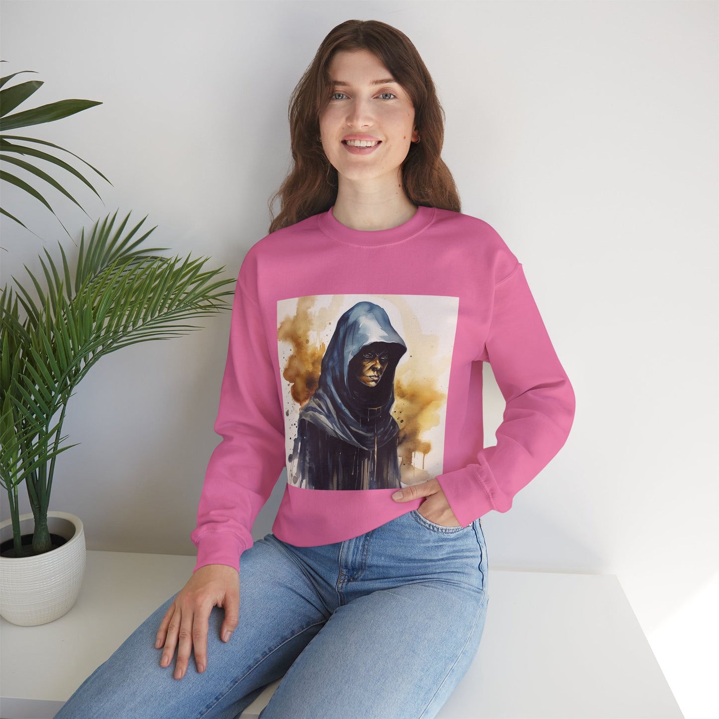 Hooded Figure- Women's Sweatshirt