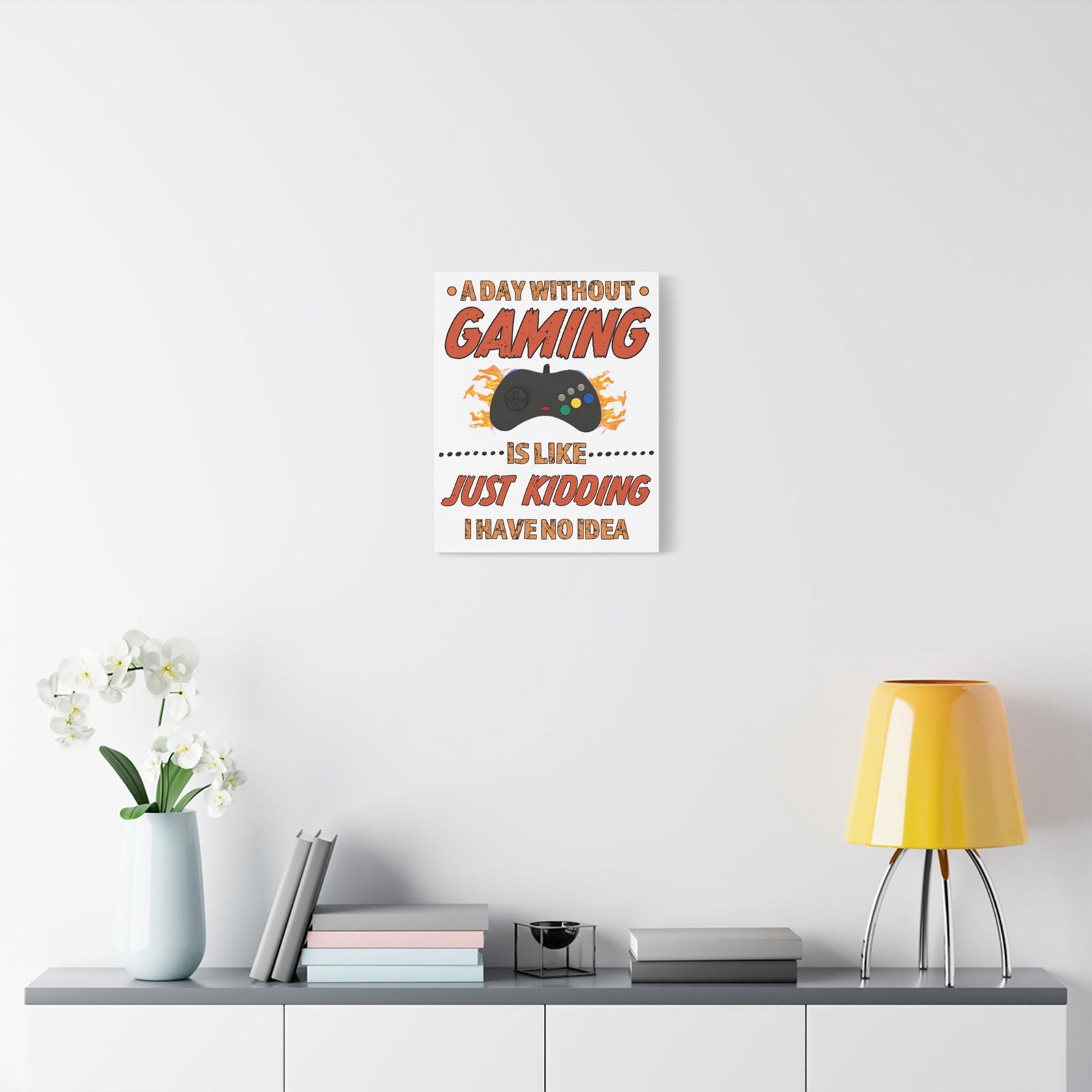 A Day Without Gaming-Canvas Print - Boss Mode Fashion LLC