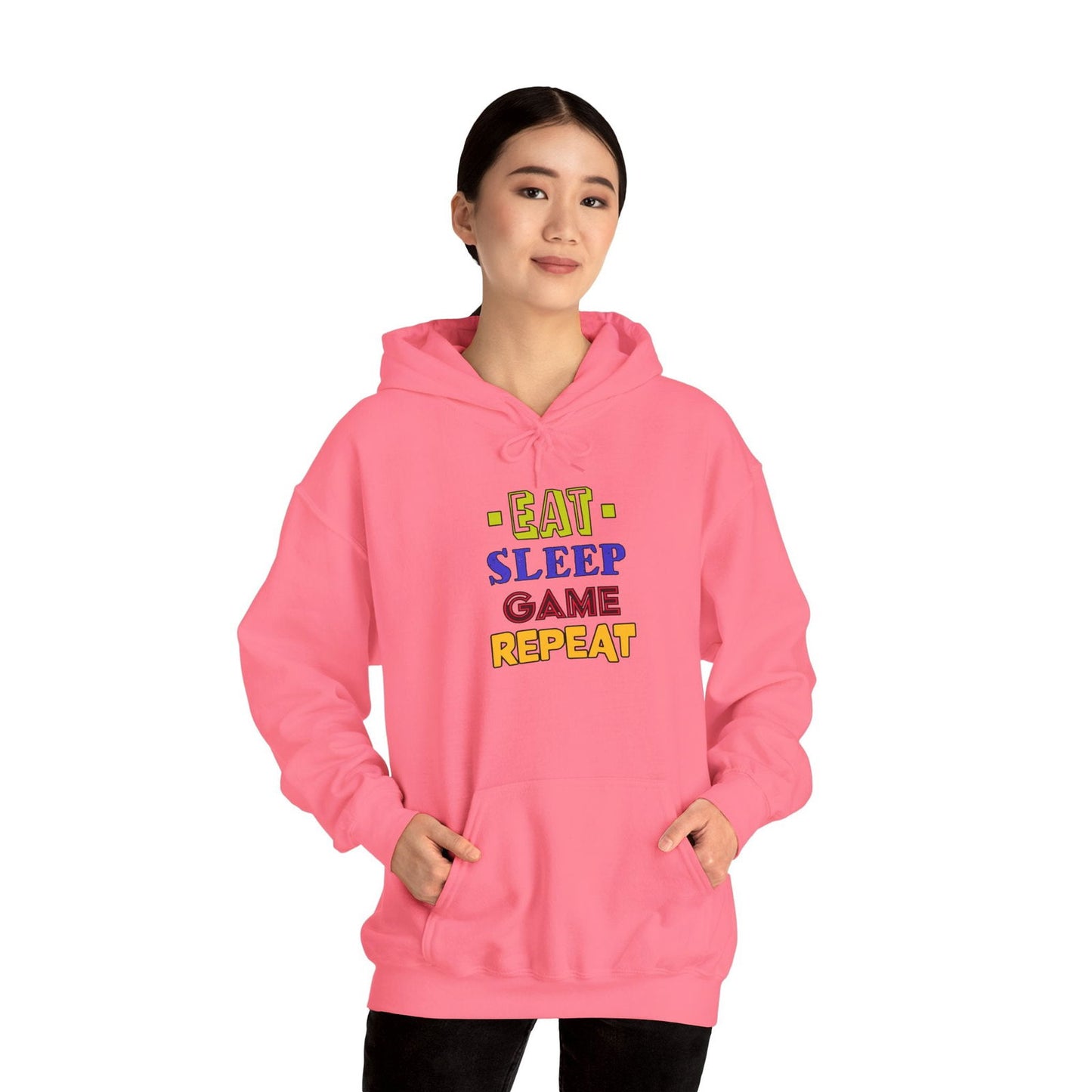 Eat Sleep Game Repeat- Women's Hoodie - Boss Mode Fashion LLC