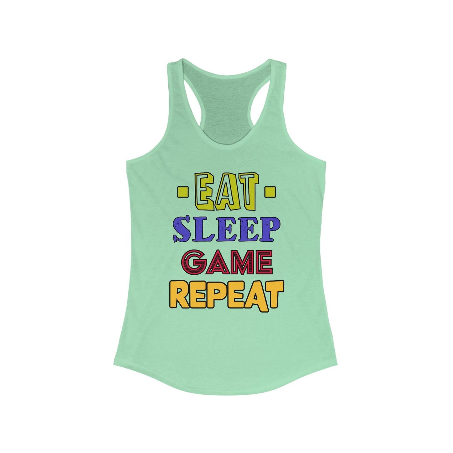 Eat Sleep Game Repeat- Women's Tank - Boss Mode Fashion LLC