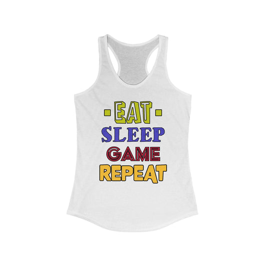 Eat Sleep Game Repeat- Women's Tank - Boss Mode Fashion LLC