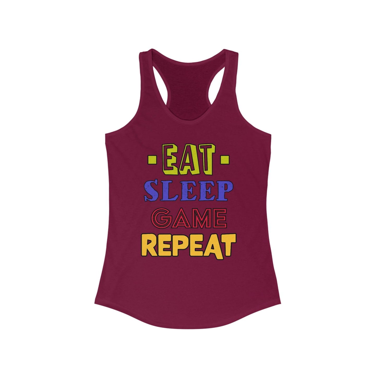 Eat Sleep Game Repeat- Women's Tank - Boss Mode Fashion LLC