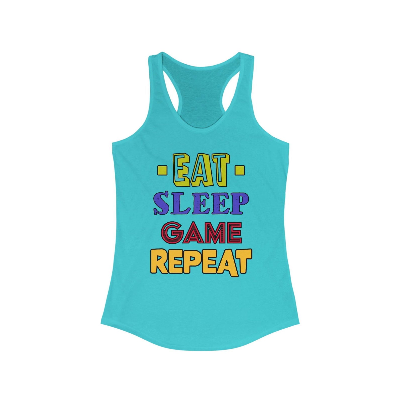 Eat Sleep Game Repeat- Women's Tank - Boss Mode Fashion LLC