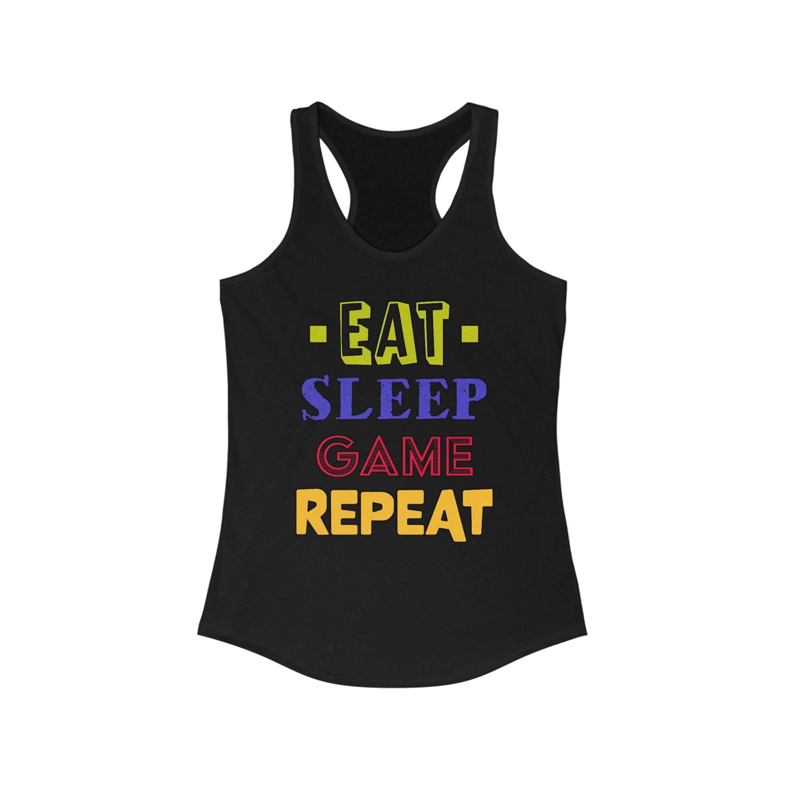 Eat Sleep Game Repeat- Women's Tank - Boss Mode Fashion LLC