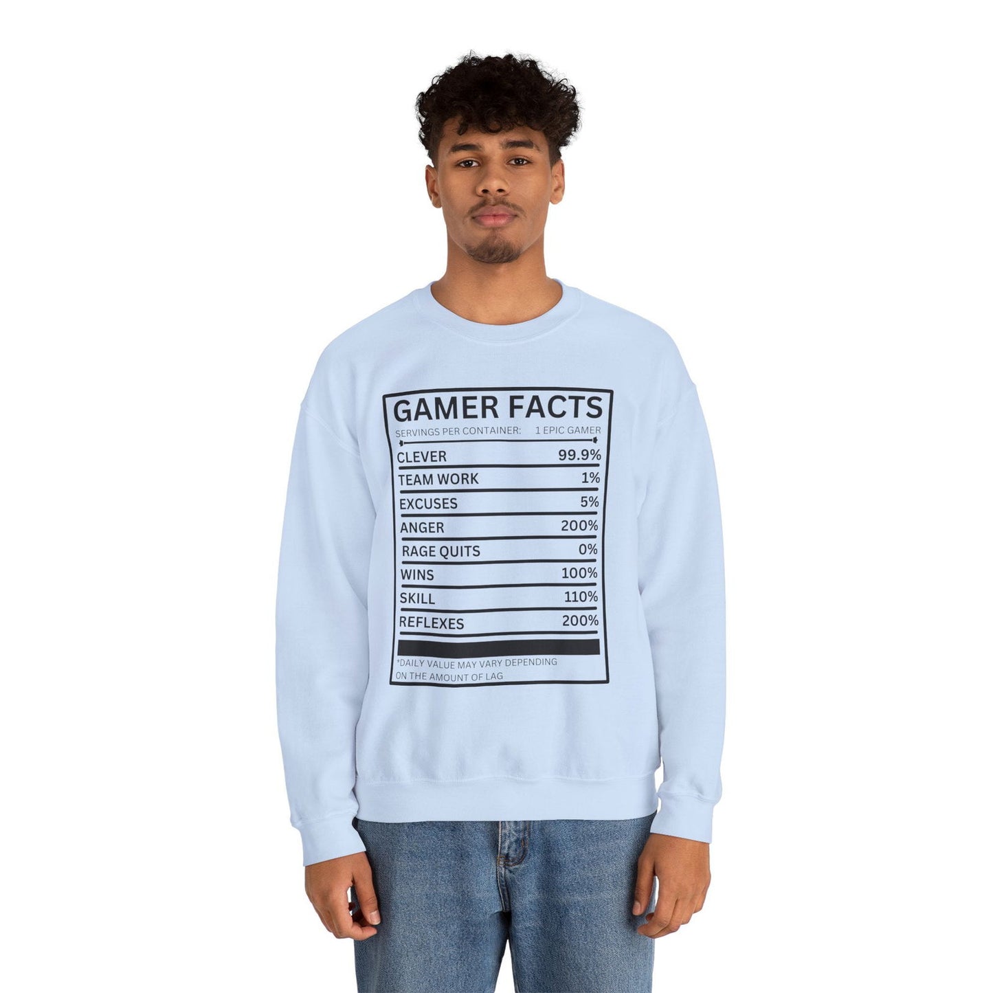 Gamer Facts- Men's Sweatshirt - Boss Mode Fashion LLC