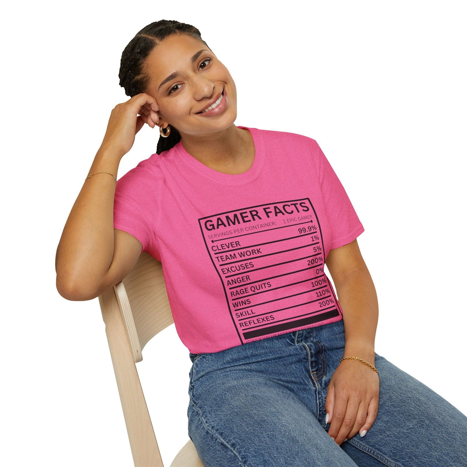 Gamer Facts- Women's Softstyle T-Shirt - Boss Mode Fashion LLC