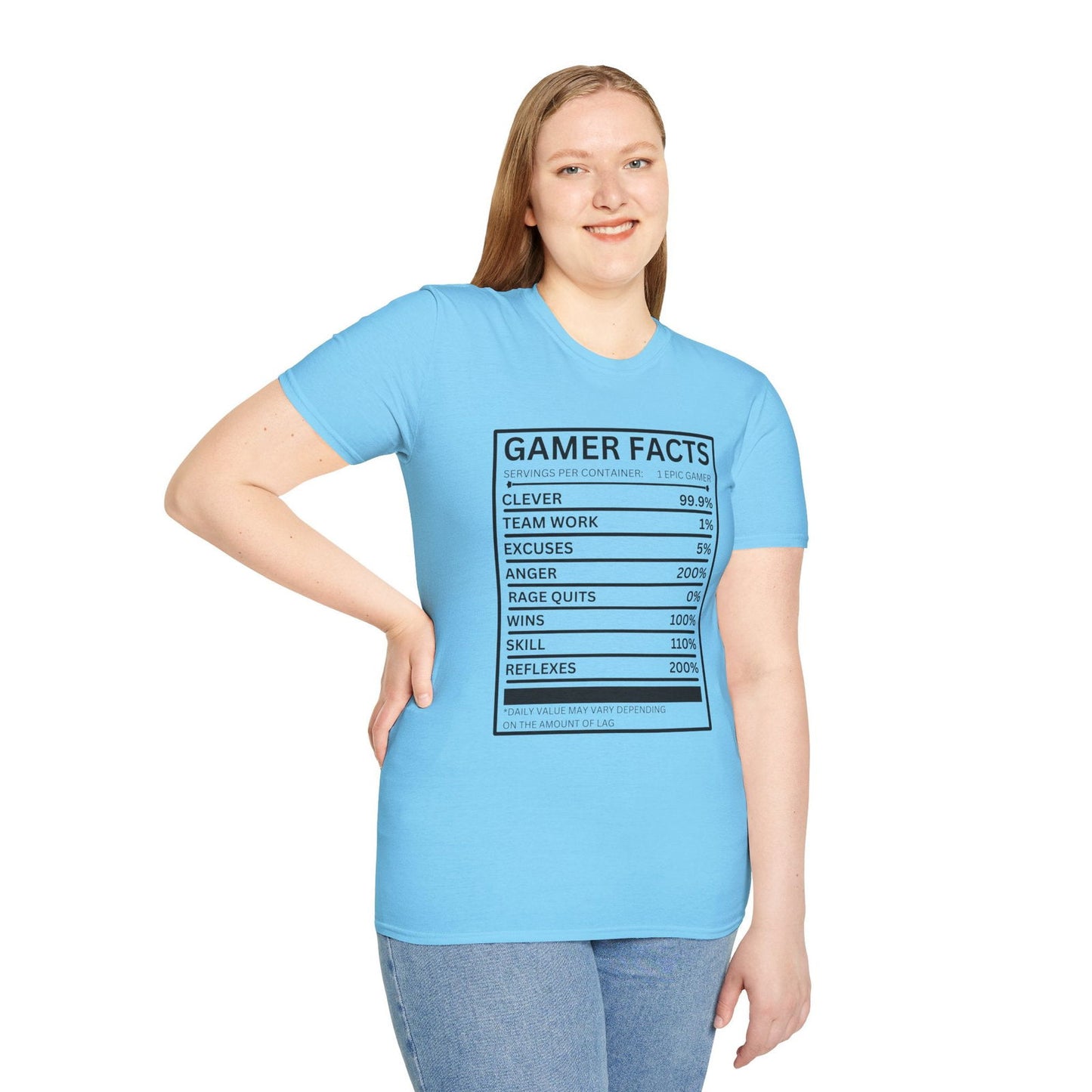 Gamer Facts- Women's Softstyle T-Shirt - Boss Mode Fashion LLC