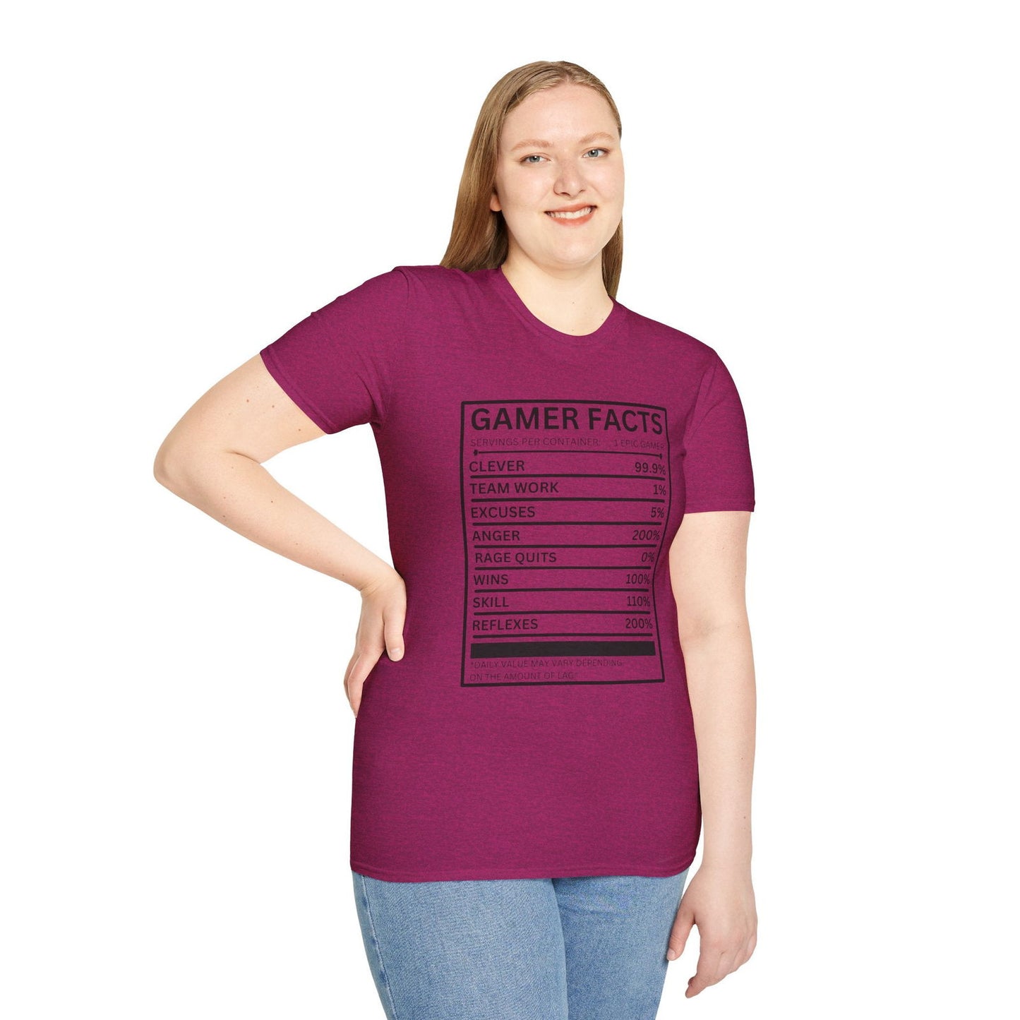 Gamer Facts- Women's Softstyle T-Shirt - Boss Mode Fashion LLC