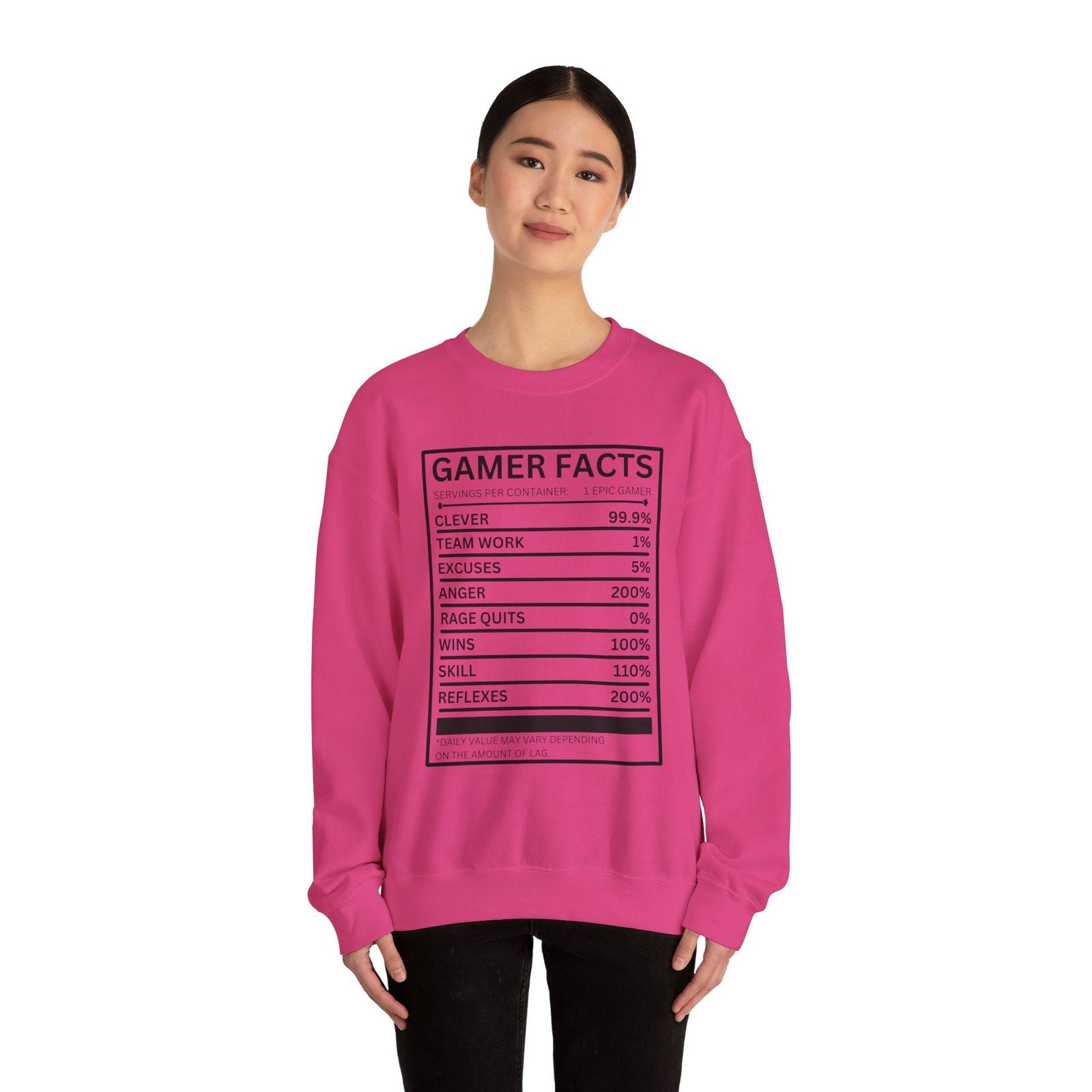 Gamer Facts- Women's Sweatshirt - Boss Mode Fashion LLC