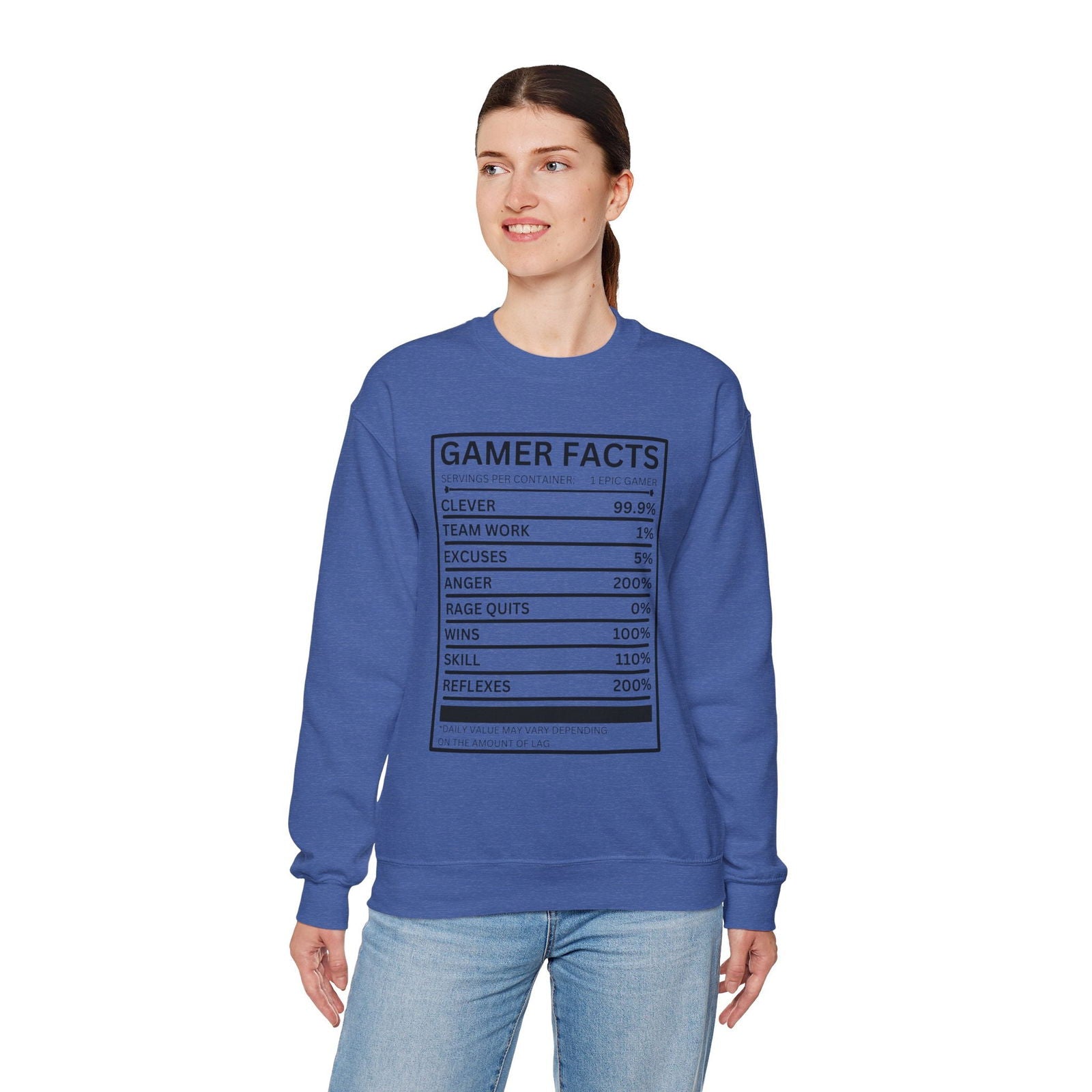 Gamer Facts- Women's Sweatshirt - Boss Mode Fashion LLC