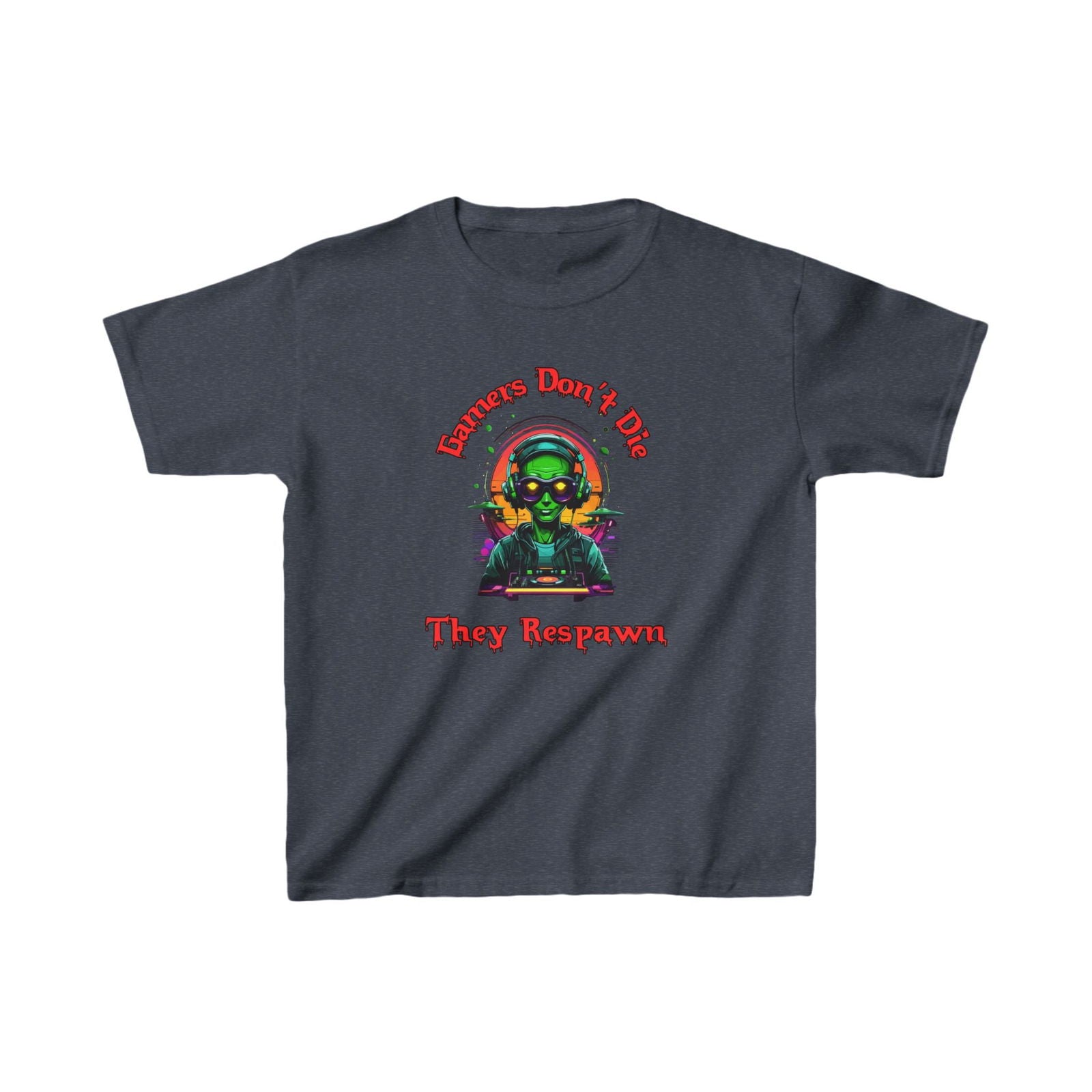 Gamers Don't Die- Kids Heavy Cotton™ Tee - Boss Mode Fashion LLC