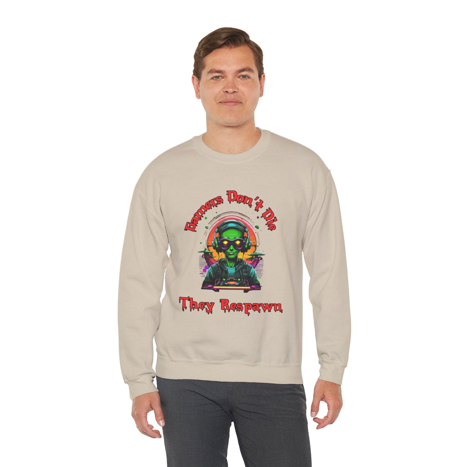 Gamers Don't Die- Men's Sweatshirt - Boss Mode Fashion LLC