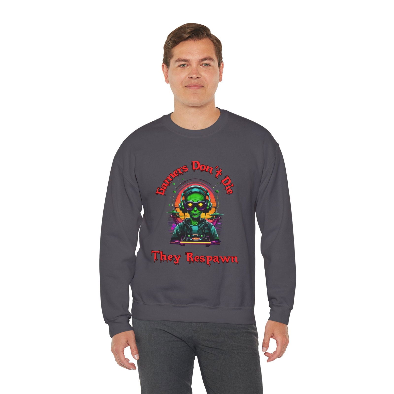 Gamers Don't Die- Men's Sweatshirt - Boss Mode Fashion LLC