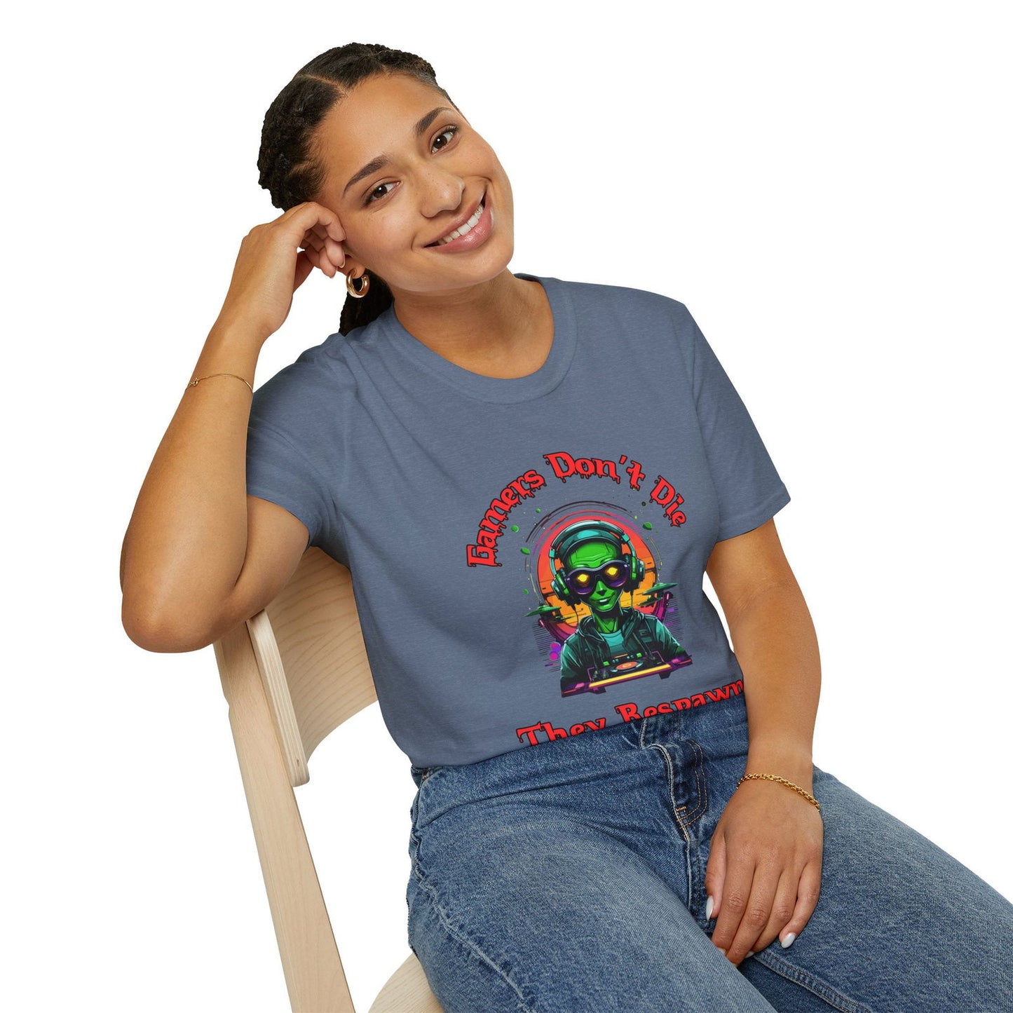 Gamers Don't Die- Women's Softstyle T-Shirt - Boss Mode Fashion LLC