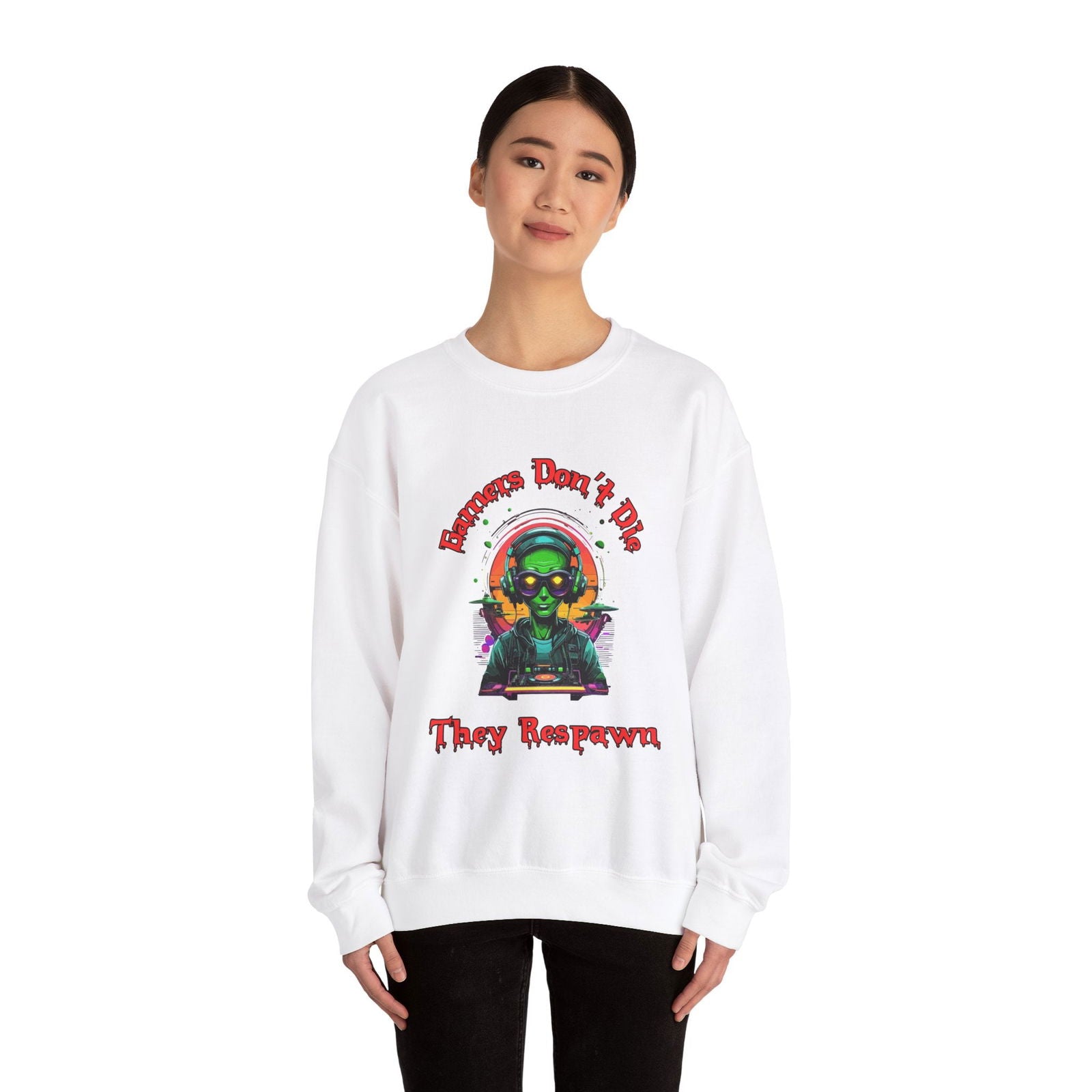 Gamers Don't Die- Women's Sweatshirt - Boss Mode Fashion LLC