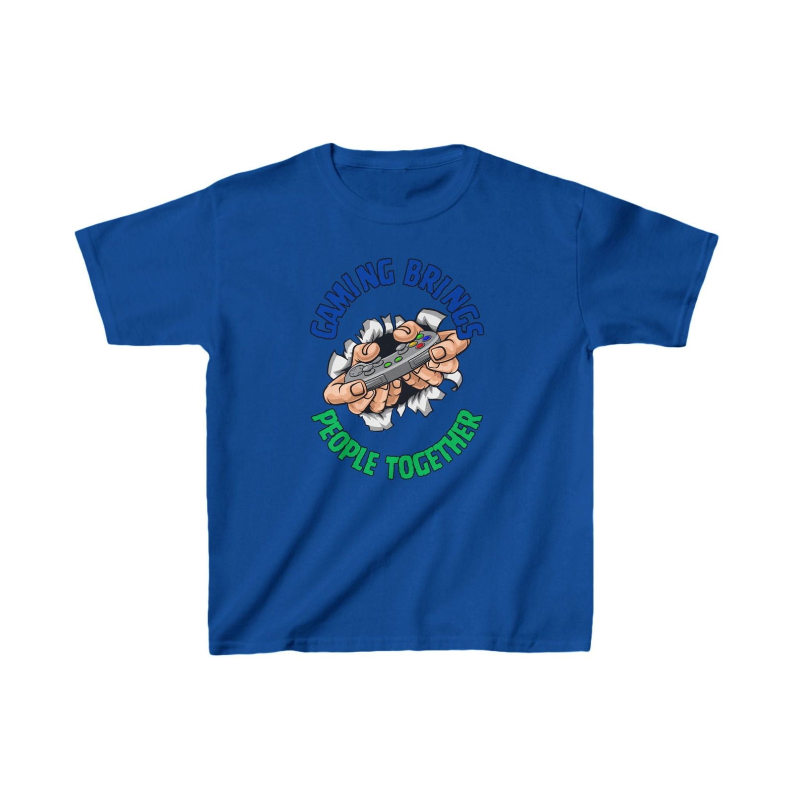 Gaming Brings People Together- Kids Heavy Cotton™ Tee - Boss Mode Fashion LLC