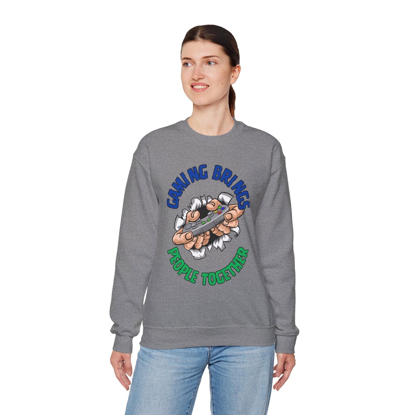 Gaming Brings People- Women's Sweatshirt - Boss Mode Fashion LLC