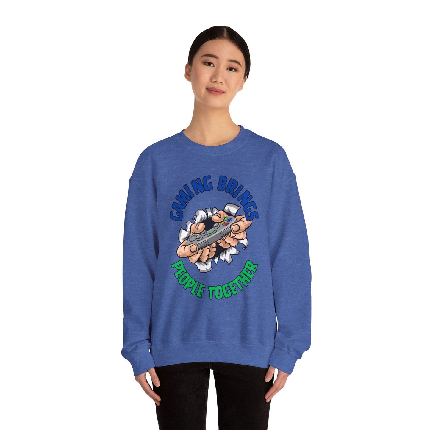 Gaming Brings People- Women's Sweatshirt - Boss Mode Fashion LLC