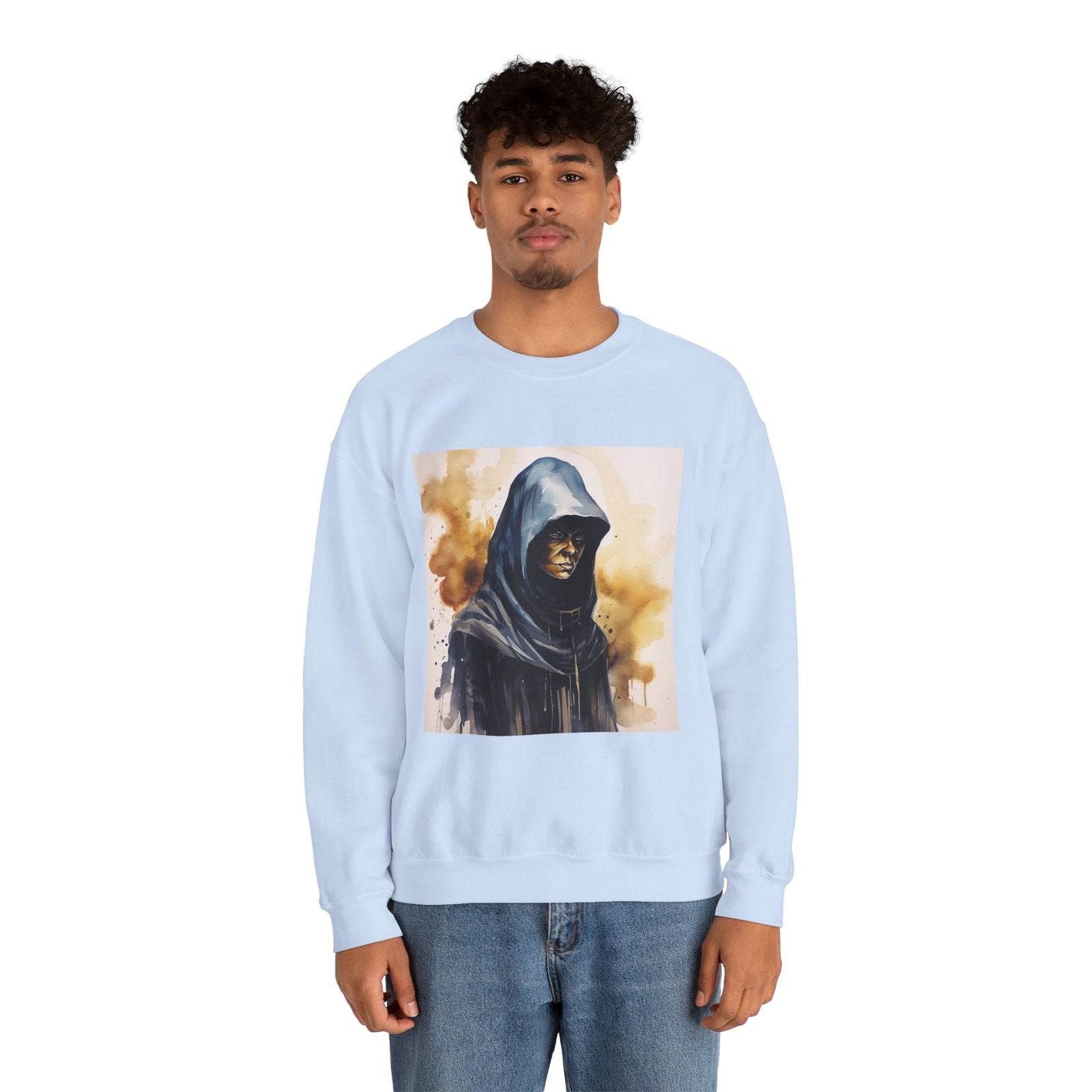 Hooded Figure- Men's Sweatshirt - Boss Mode Fashion LLC