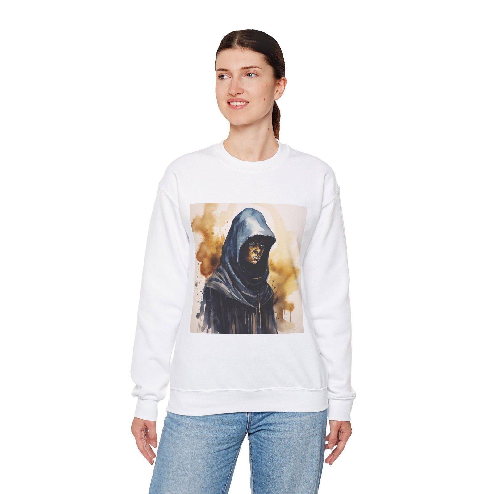 Hooded Figure- Women's Sweatshirt - Boss Mode Fashion LLC