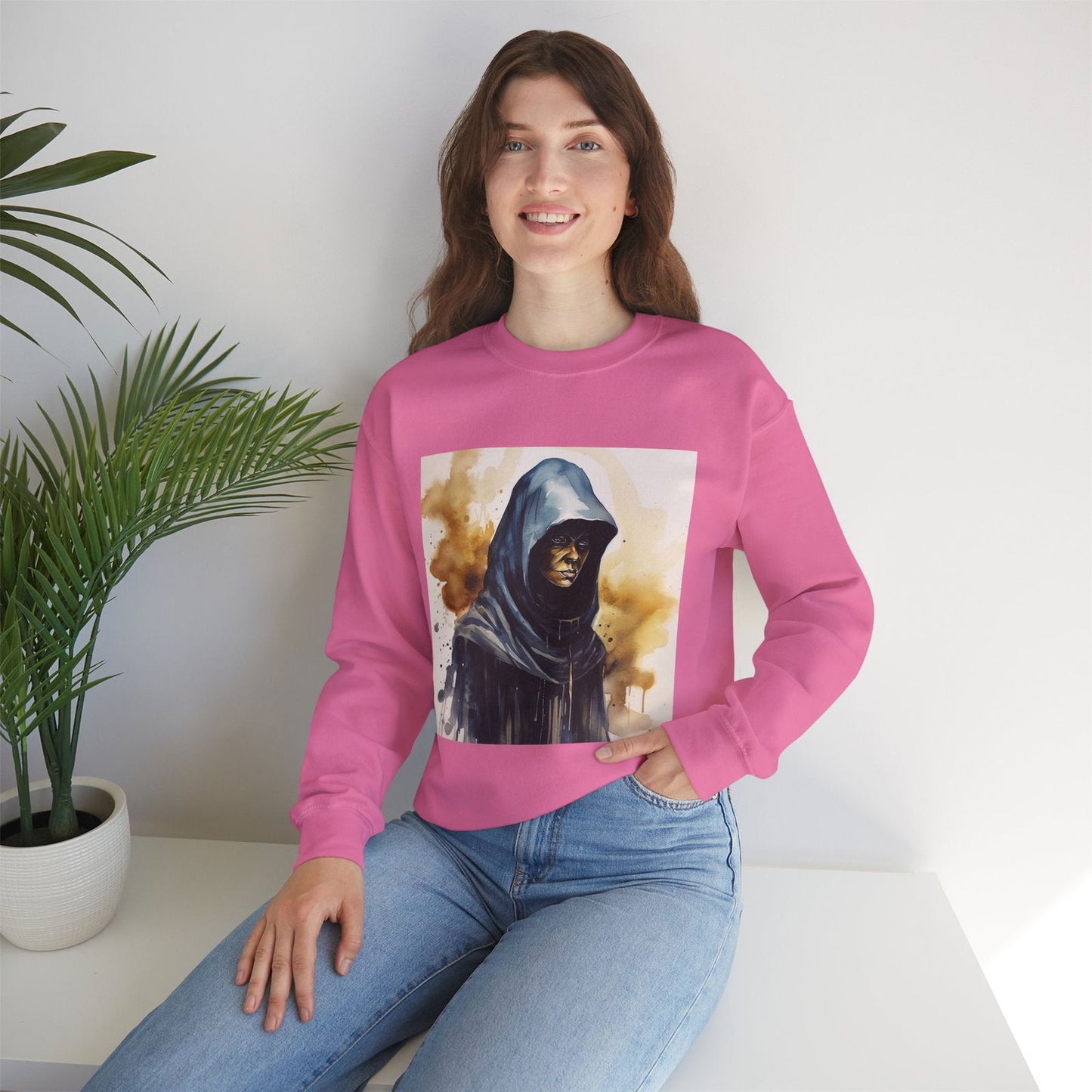 Hooded Figure- Women's Sweatshirt - Boss Mode Fashion LLC