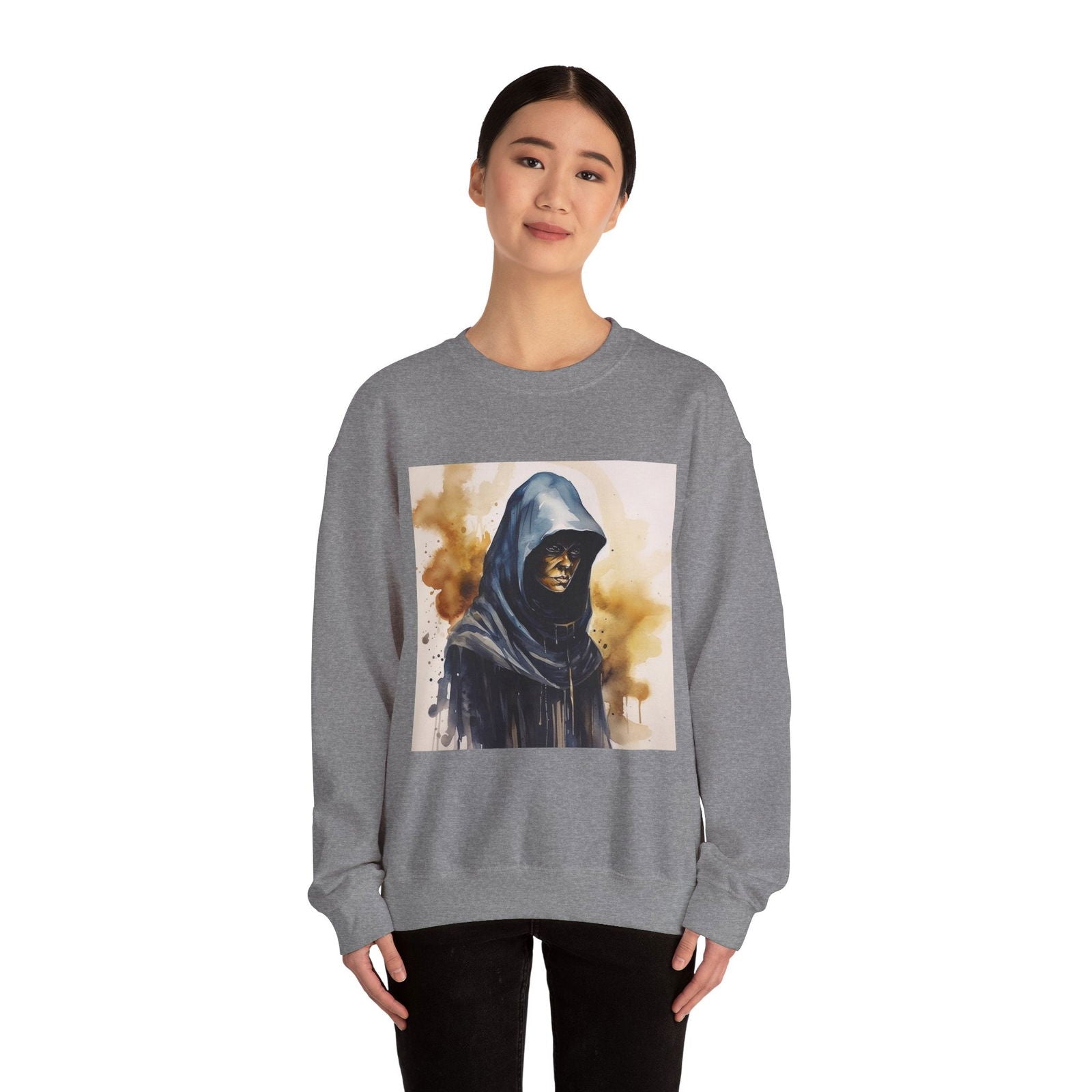 Hooded Figure- Women's Sweatshirt - Boss Mode Fashion LLC