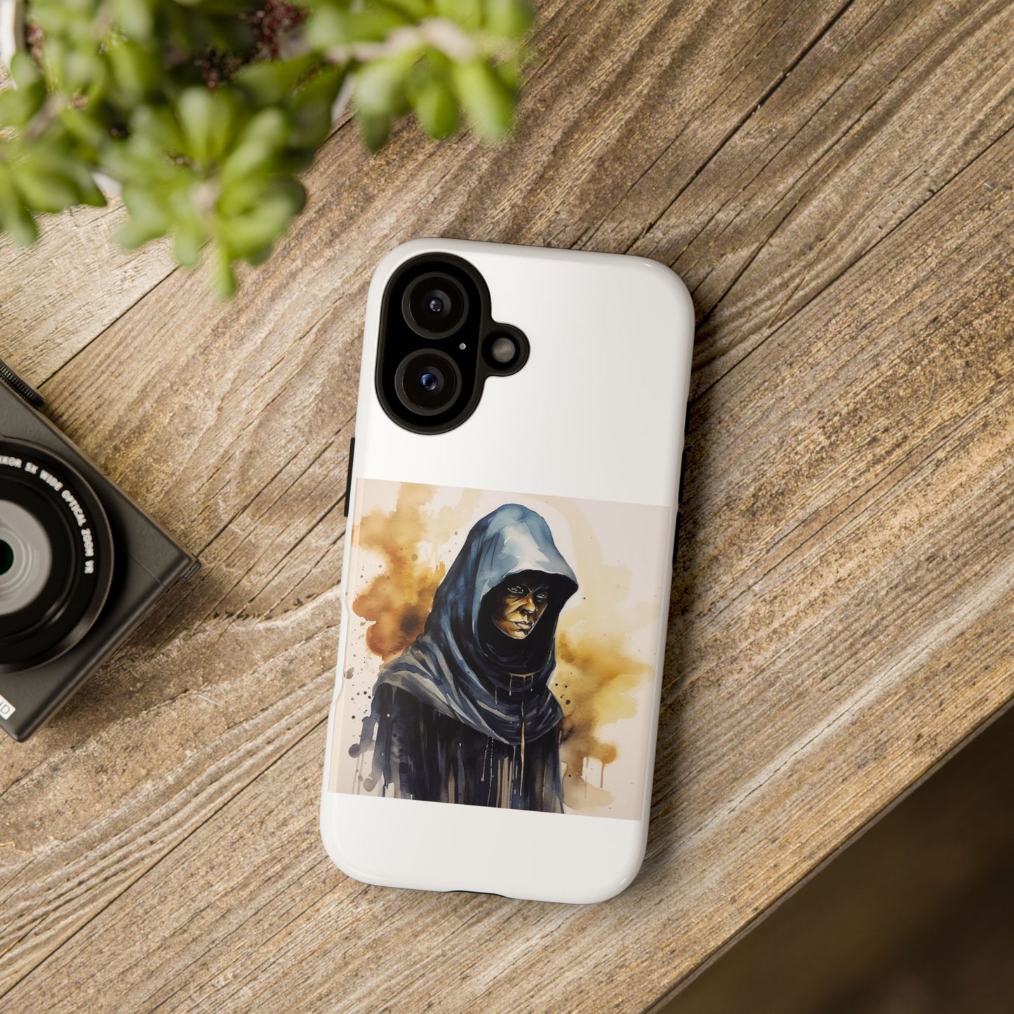 Hooded Figure- iPhone Tough Cases Boss Mode Fashion LLC