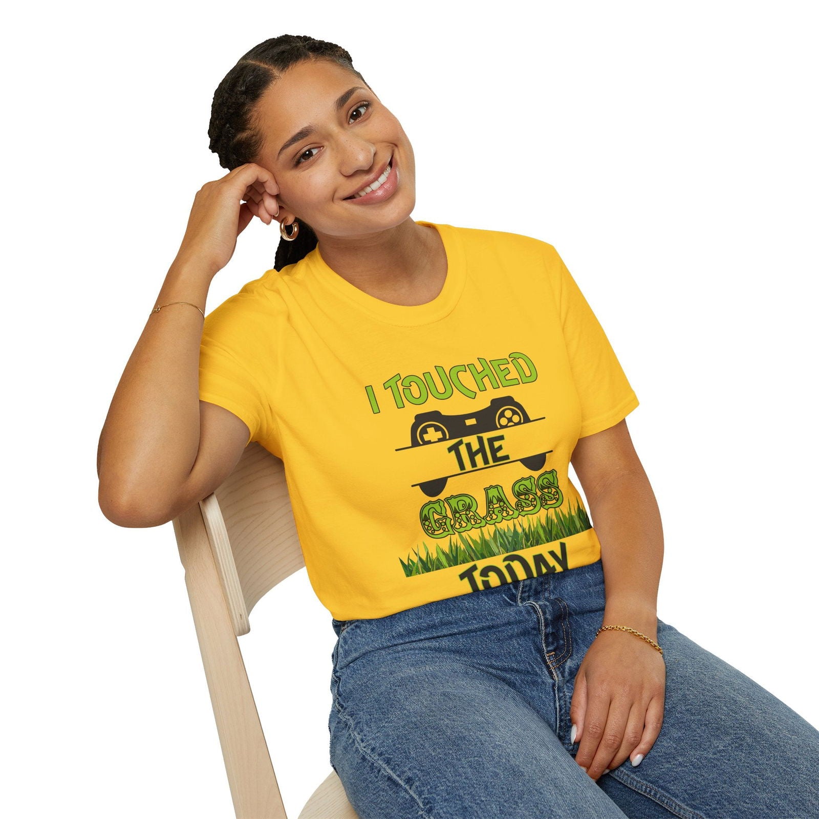 I Touched The Grass- Women's Softstyle T-Shirt - Boss Mode Fashion LLC