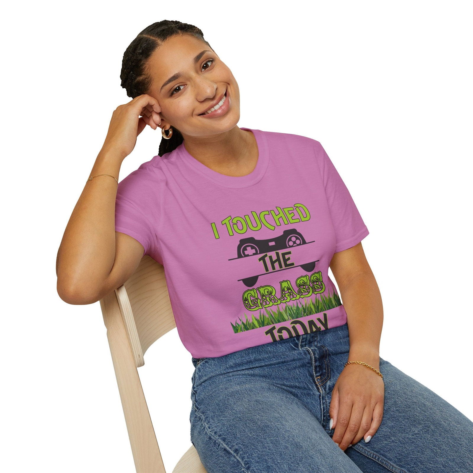 I Touched The Grass- Women's Softstyle T-Shirt - Boss Mode Fashion LLC