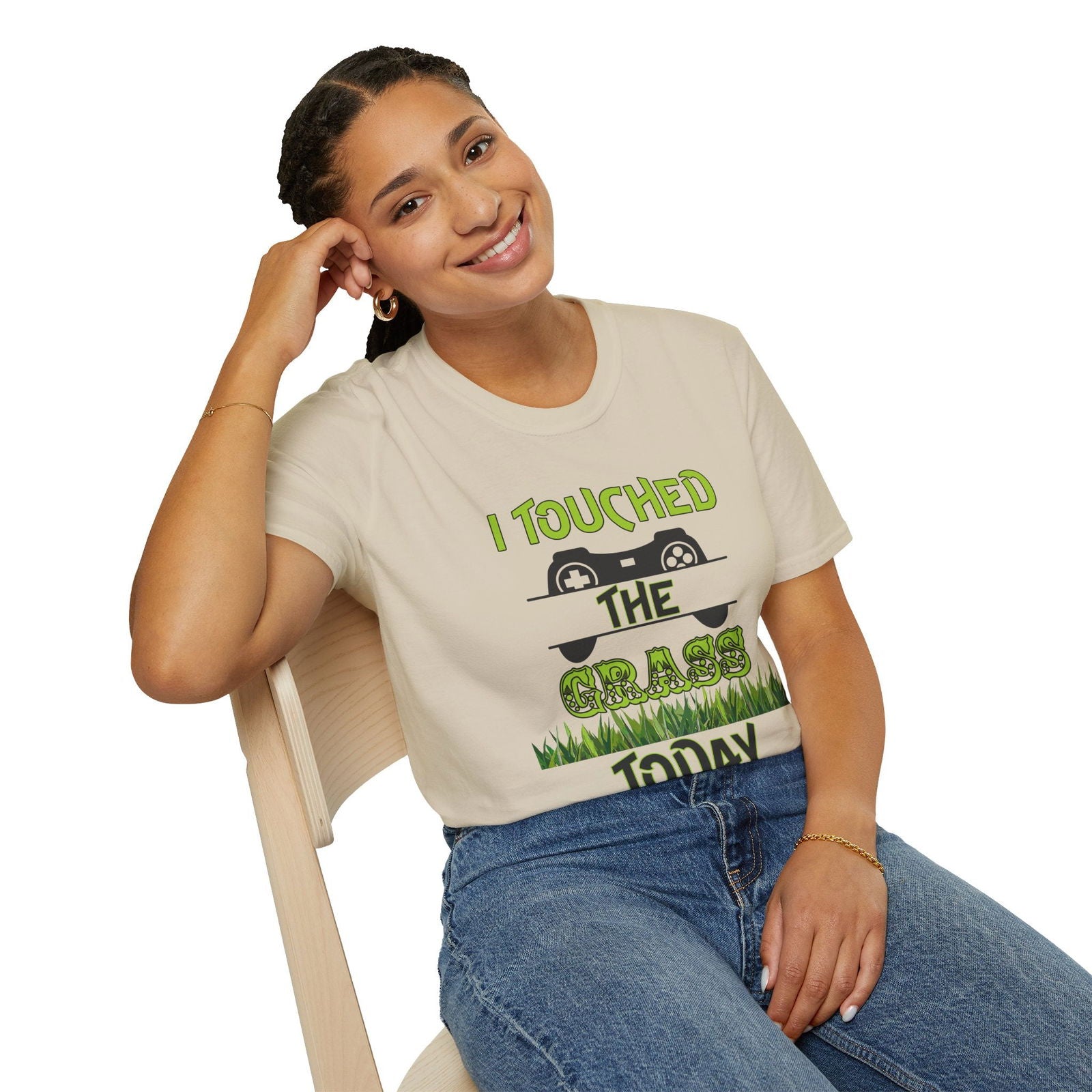 I Touched The Grass- Women's Softstyle T-Shirt - Boss Mode Fashion LLC