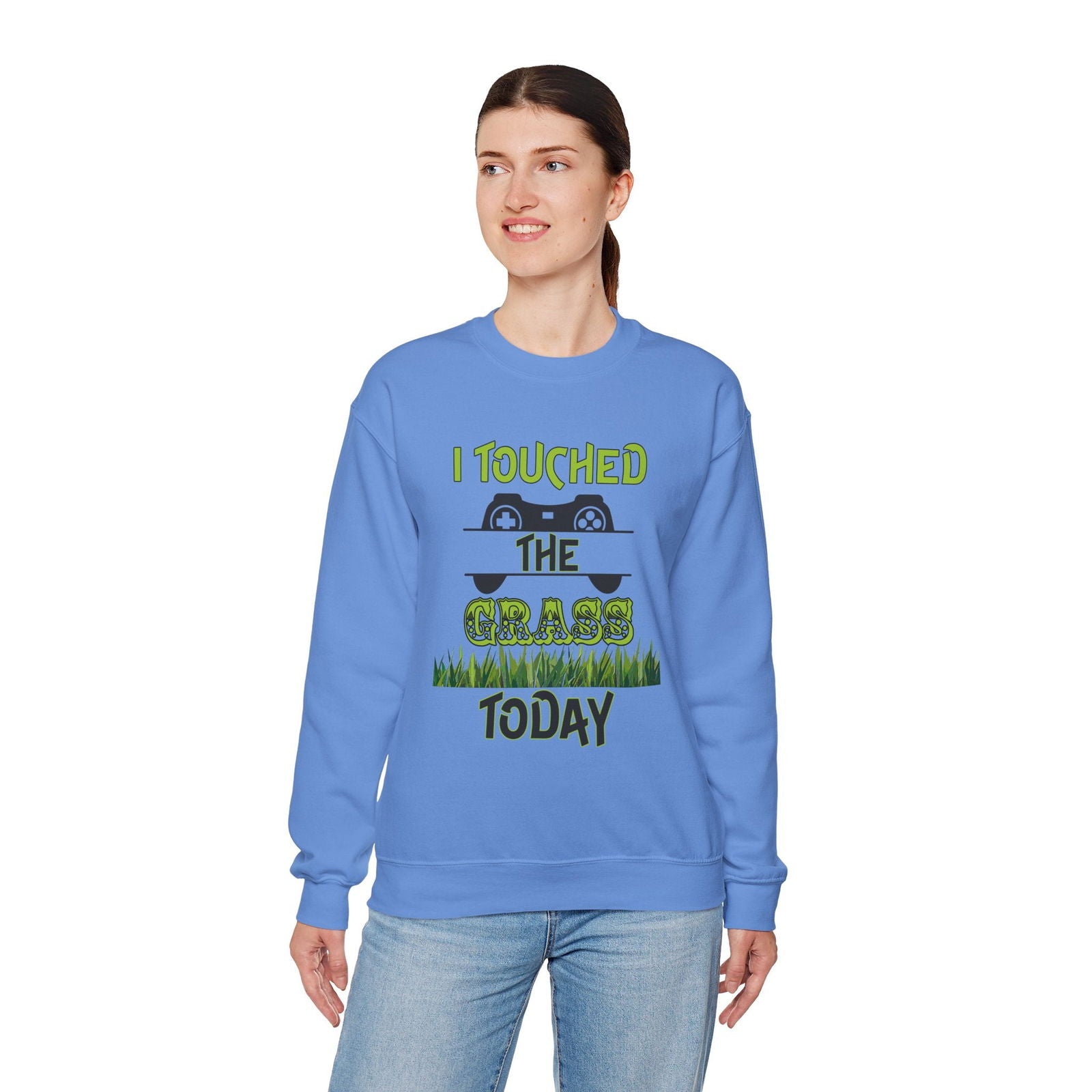 I Touched The Grass- Women's Sweatshirt - Boss Mode Fashion LLC