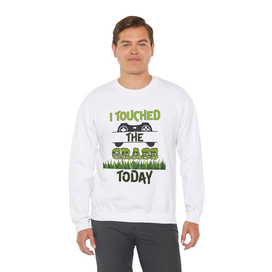 I Touched the Grass- Men's Sweatshirt - Boss Mode Fashion LLC