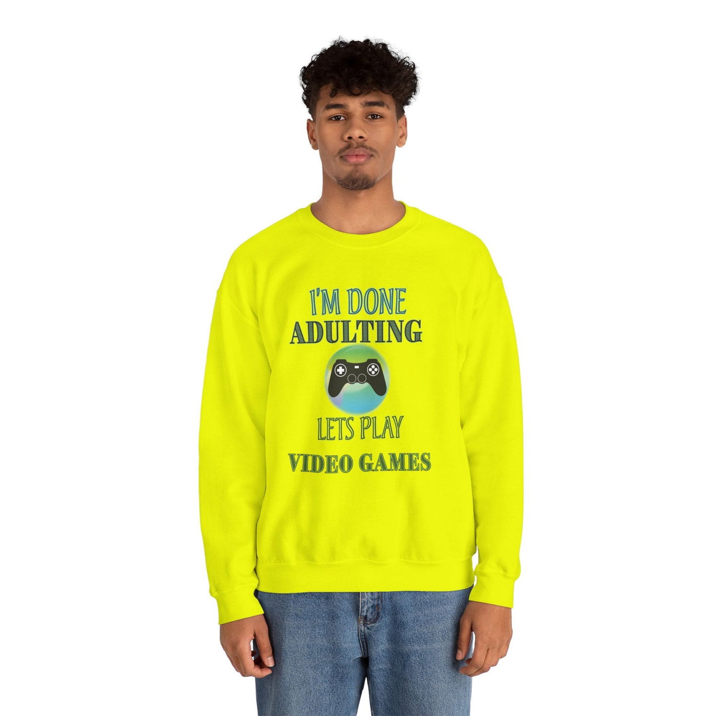 I'm Done Adulting- Men's Sweatshirt - Boss Mode Fashion LLC