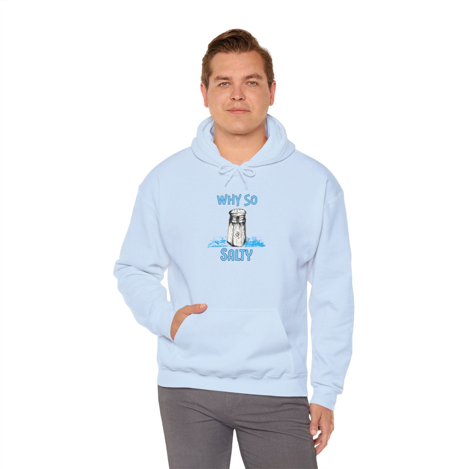 Why So Salty- Men's Heavy Blend™ Hoodie - Boss Mode Fashion LLC