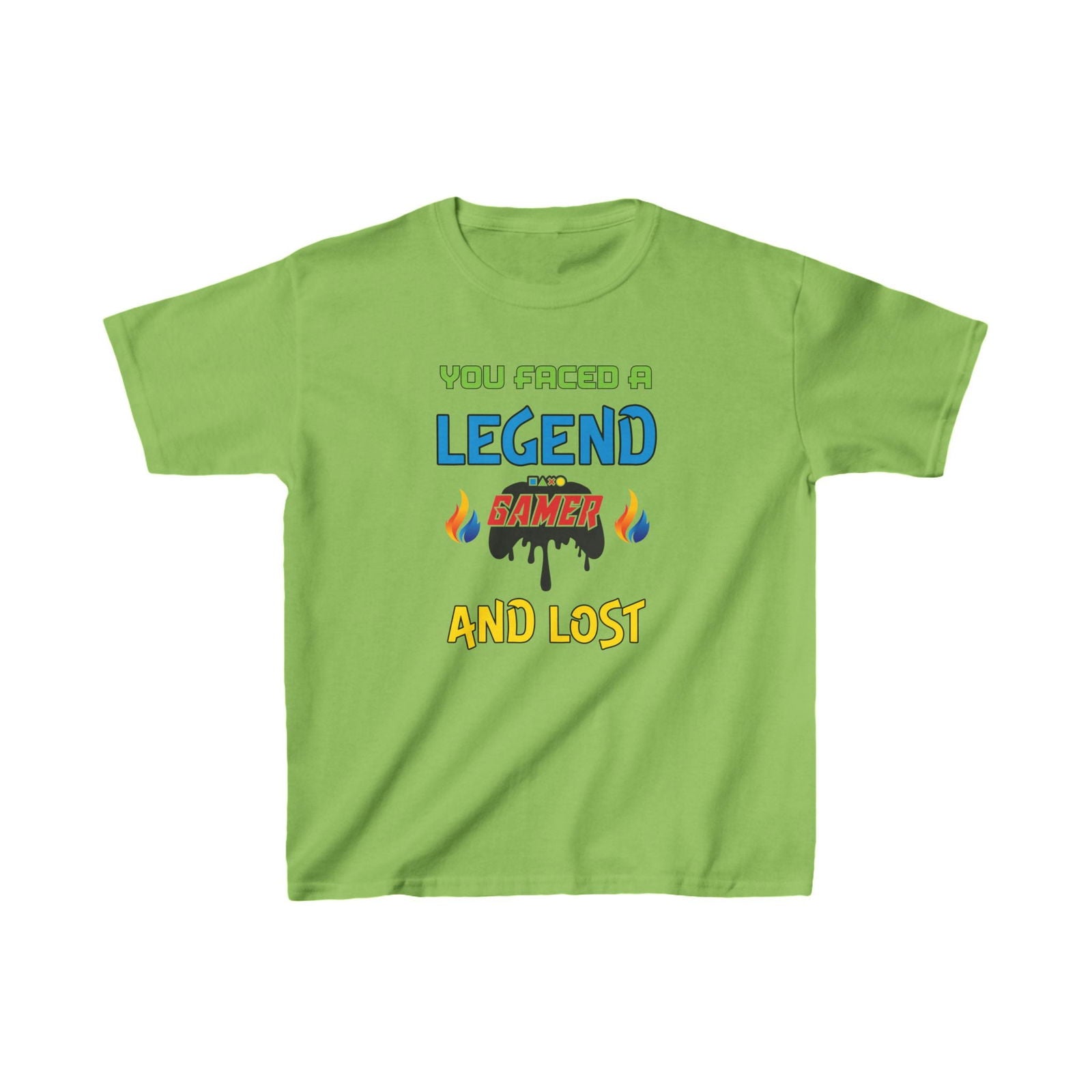 You Faced a Legend- Kids Heavy Cotton™ Tee - Boss Mode Fashion LLC