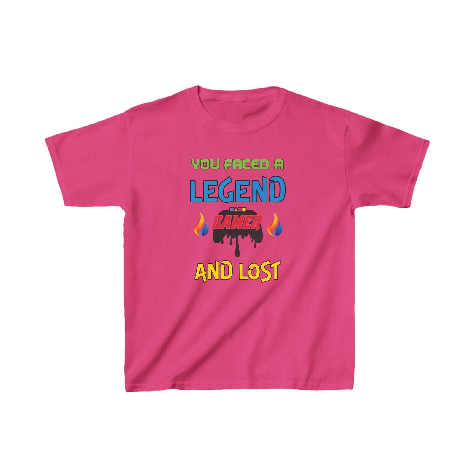 You Faced a Legend- Kids Heavy Cotton™ Tee - Boss Mode Fashion LLC