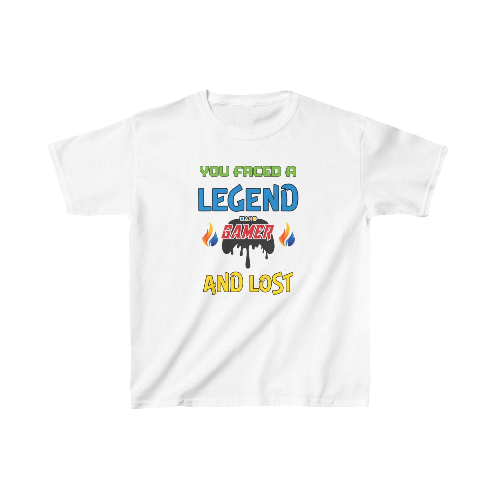 You Faced a Legend- Kids Heavy Cotton™ Tee - Boss Mode Fashion LLC