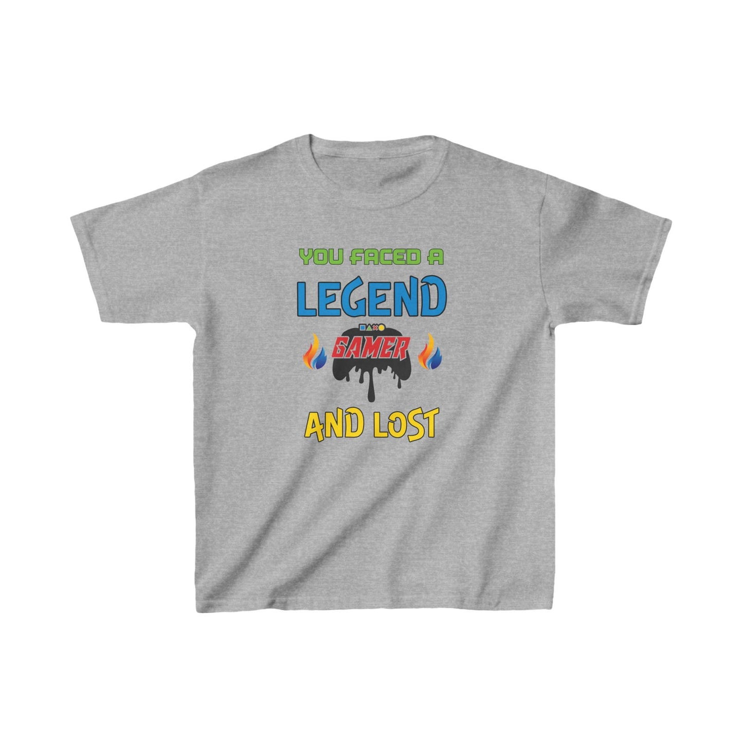 You Faced a Legend- Kids Heavy Cotton™ Tee - Boss Mode Fashion LLC