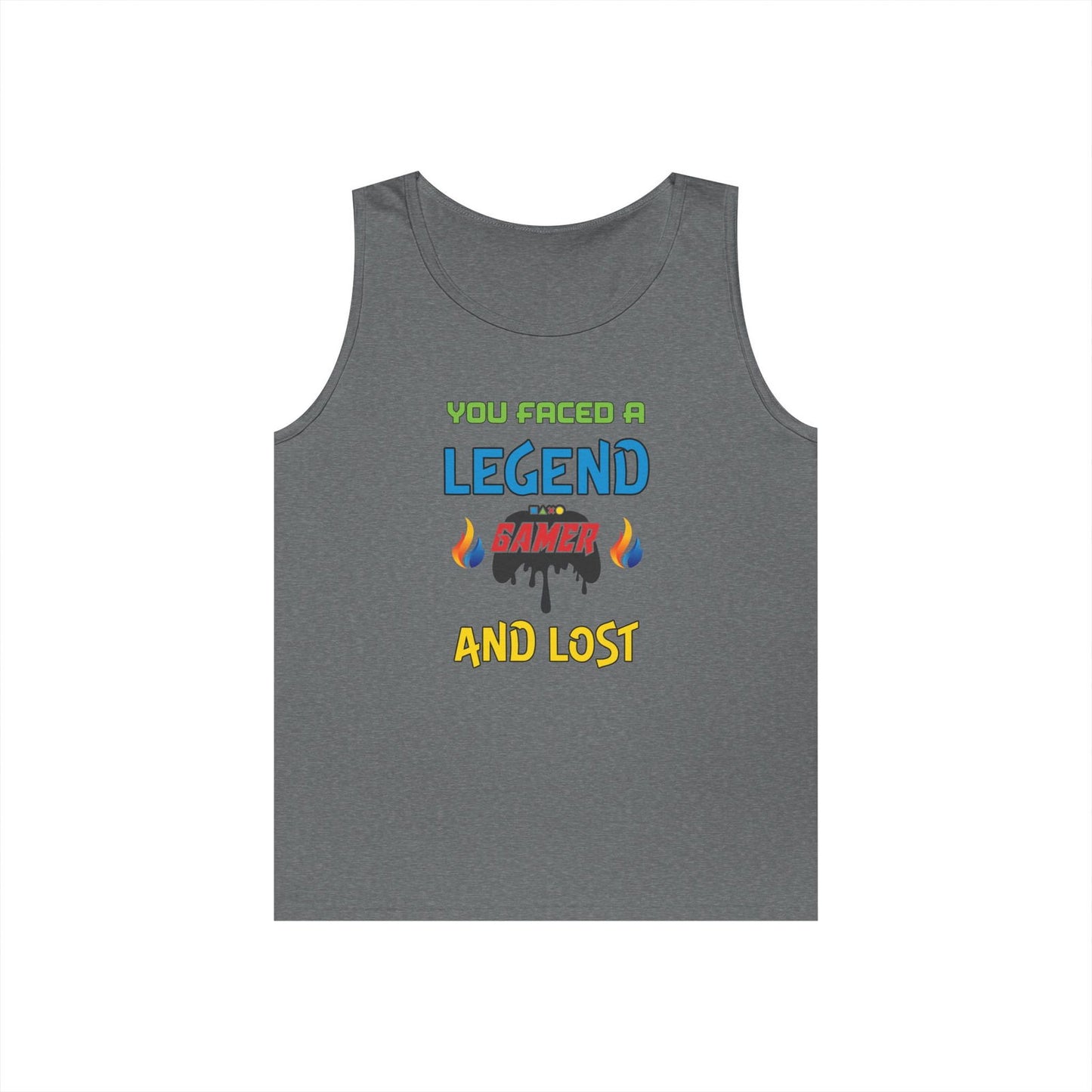 You Faced a Legend- Men's Tank Top - Boss Mode Fashion LLC