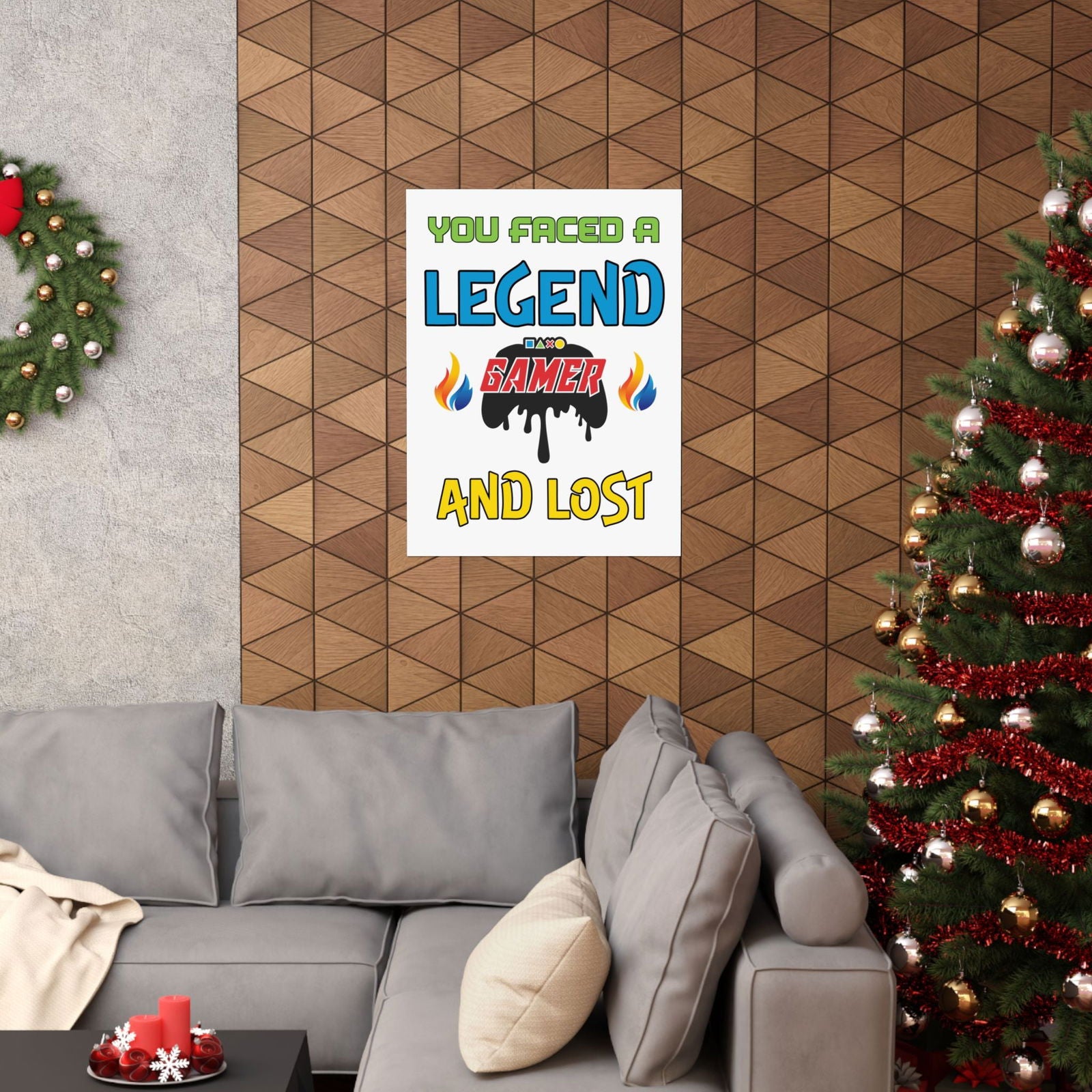 You Faced a Legend- Posters - Boss Mode Fashion LLC